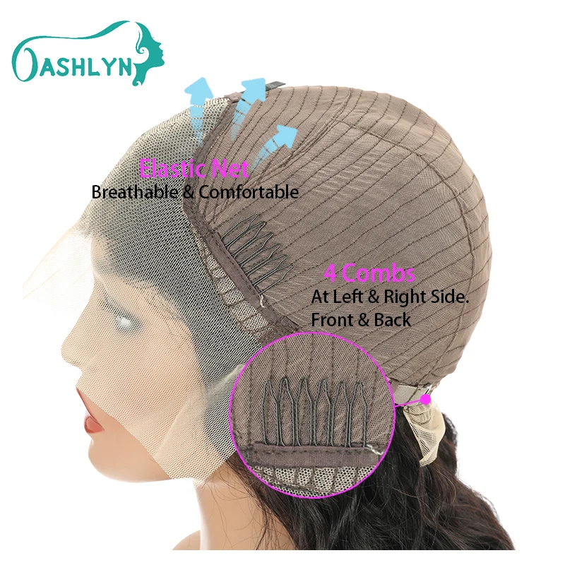 

Brazilian 13x4 Body Wave Lace Frontal Wig For Black Women 4x4 Lace Closure Human Hair Wigs Pre-plucked Lace Front Wigs