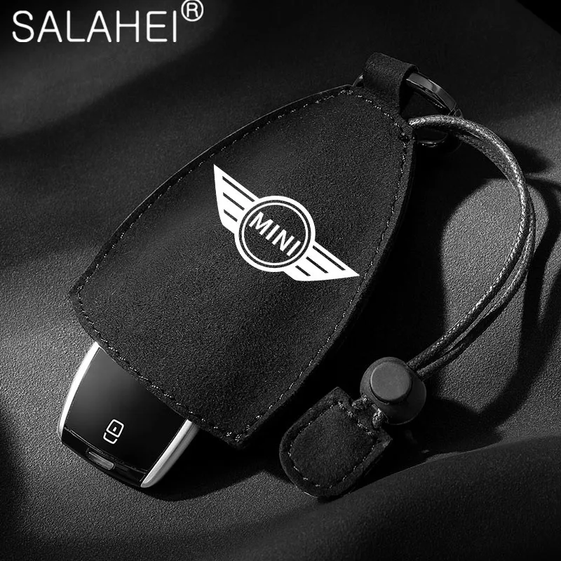 

Car Key Case Bag Men Women Key Holder Cover For BMW MINI Copper S R55 R56 R60 R61Clubman F55 F56 F60 Countryman Auto Accessorise