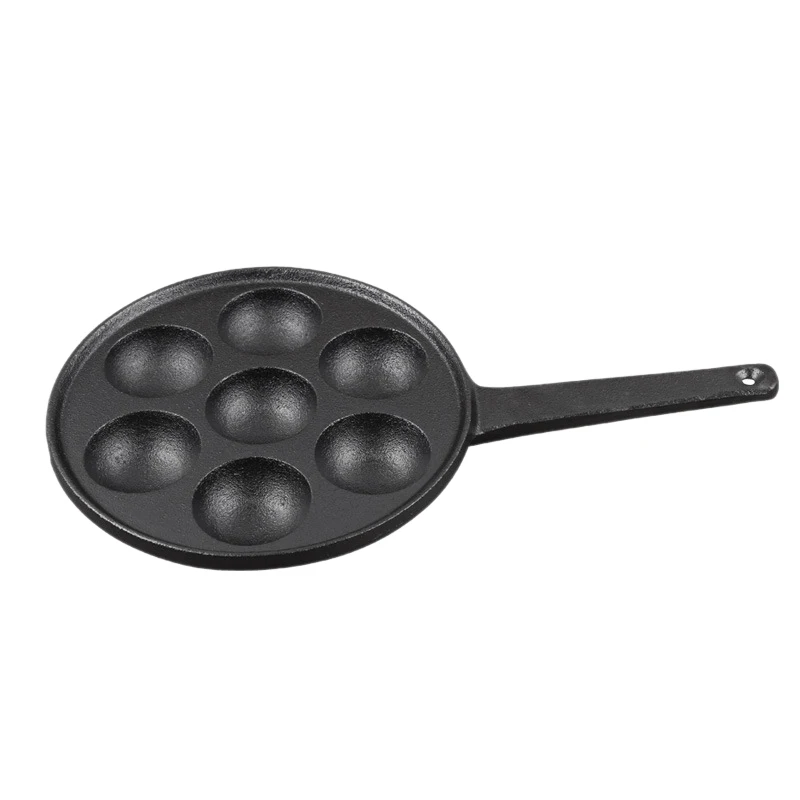 

Nonstick Stuffed Pancake Pan,House Cast Iron Griddle for Various Spherical Food,2"Diameter Molds