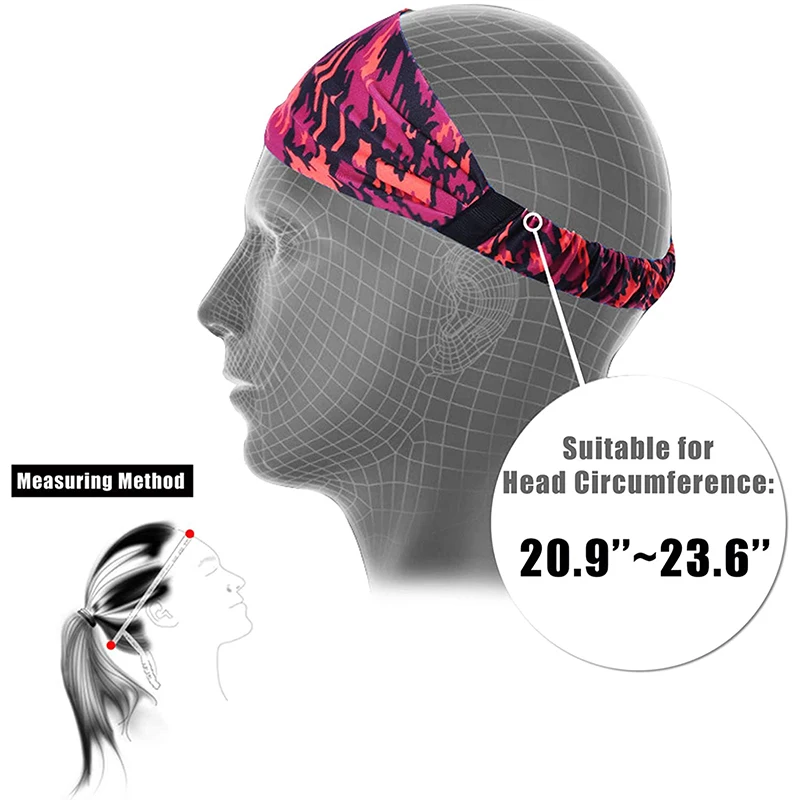 Повязки для мужчин и женщин мужские повязки пота на голову Нескользящие дышащие