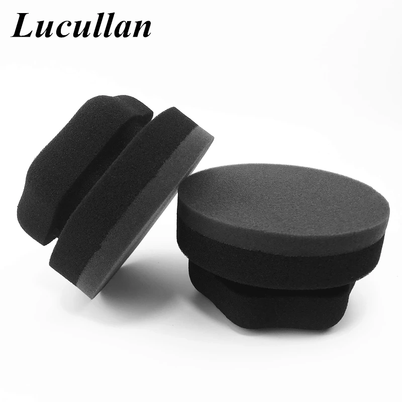 

Lucullan Ergonomically Designed Flat Waxing Applicator Polishes Blue/Green Perfect For Applying Any Car Wax, Glaze and Sealant