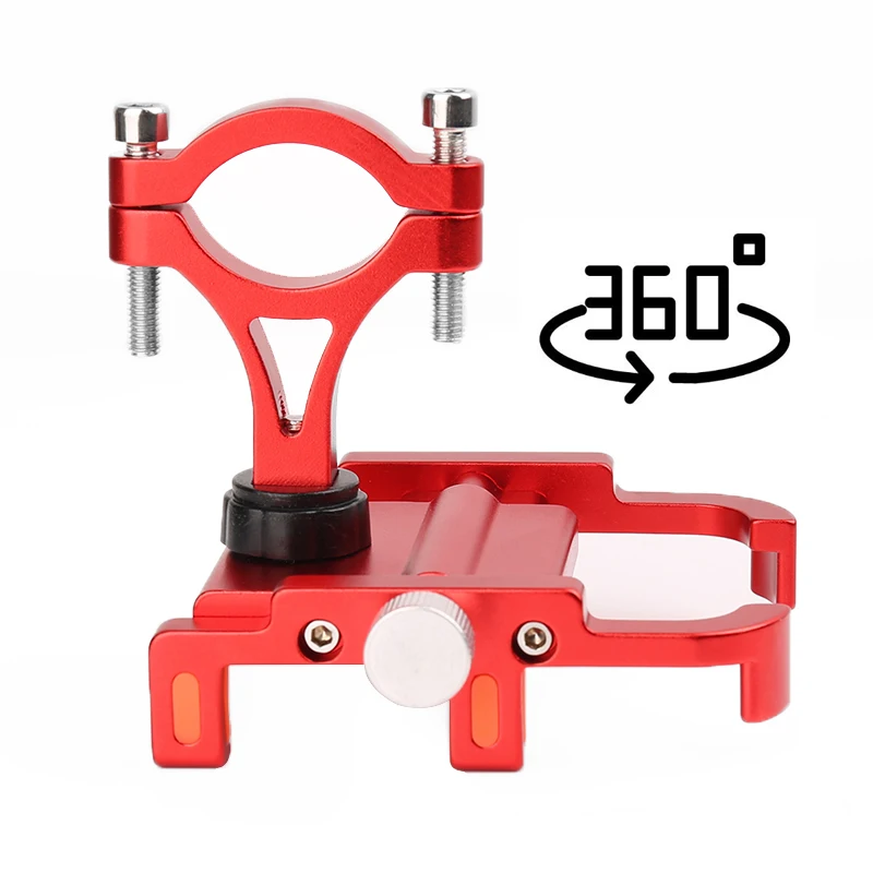 untoom aluminium alloy bike phone holder metal mtb bicycle motorcycle scooter handlebar stand mount for 3 5 to 7 0 smartphones free global shipping