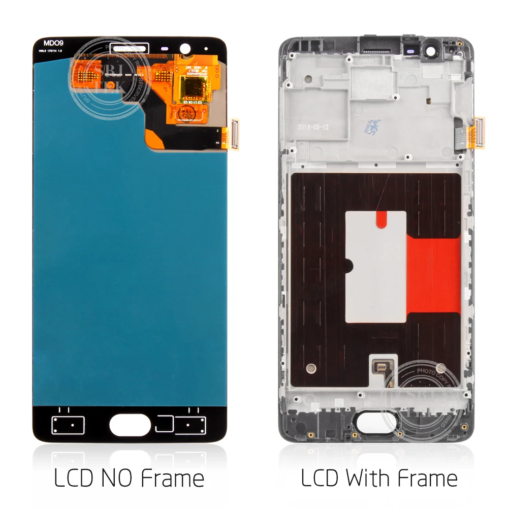 ЖК дисплей OLED 5 &quotдля Oneplus A3000 дигитайзер сенсорного экрана стекло для One Plus 3 три