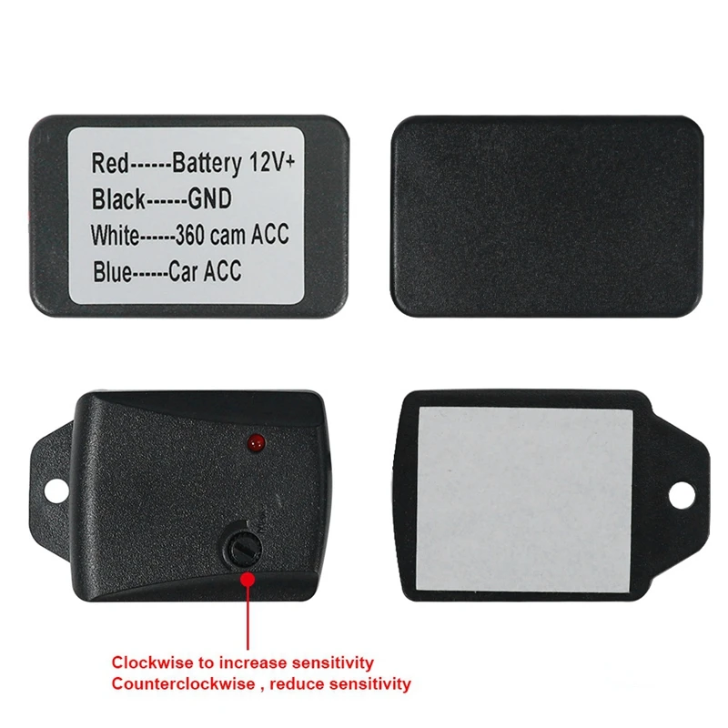 Car Universal Anti Theft Sensor Adjustable 360 Panoramic Detection Vibration Alarm Anti-Theft Device | Автомобили и мотоциклы