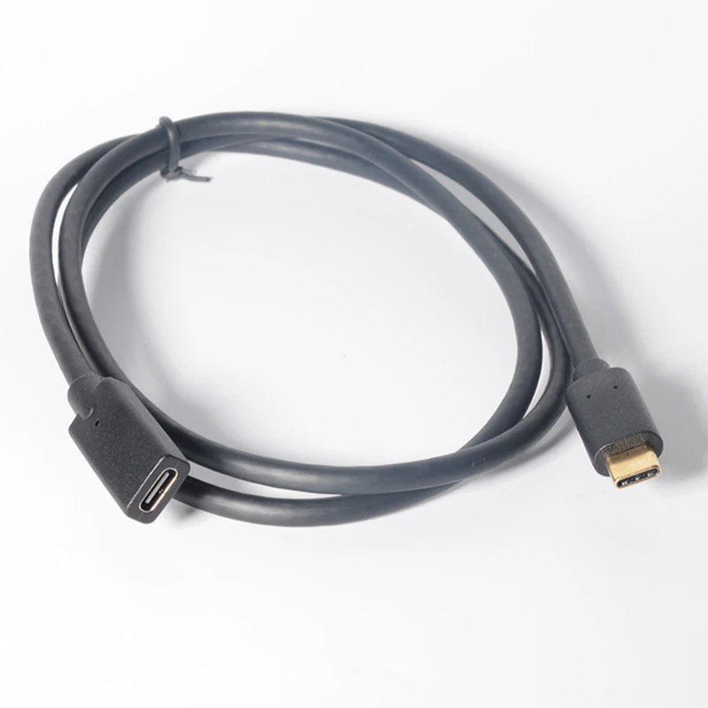 Тип USB C кабель мужского и женского пола быстрая зарядка Зарядное устройство 30 см