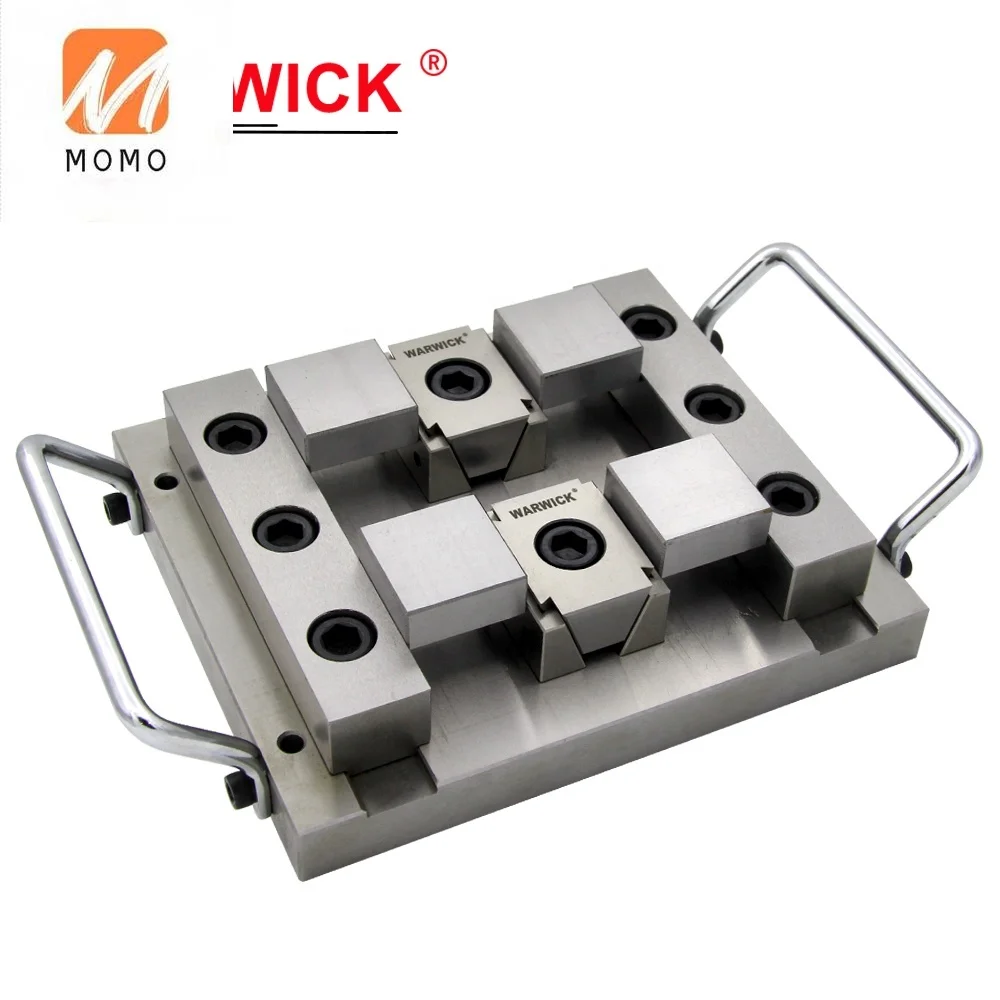 

NEW Design Smooth Jaws Precision Modular Vise Wedge Clamping Element Vise for Machine