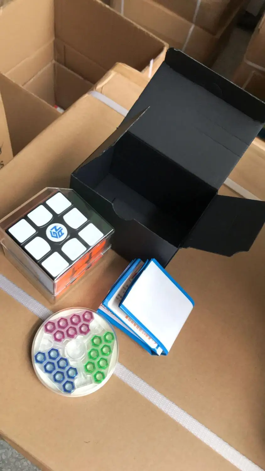 Лидер продаж 3x3x5 куб GAN 356s Master and GAN 356 Air Master 3x3x3 Magic Cube головоломка обучения игрушки Прямая поставка - Цвет: GAN 356 Air black