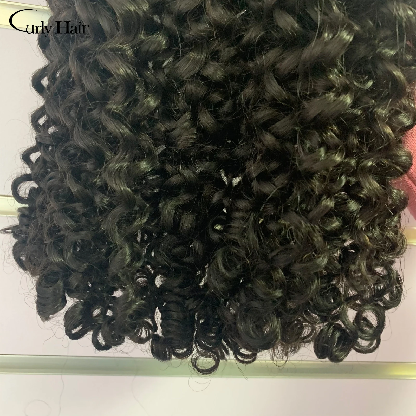 

Curly Hair 100% Italian Wave Human HairBundles Brazilian Hair Natural Color Hair Extensions for Black Women 8-40" 1/3/4 Bundles