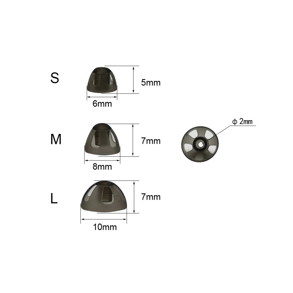 10PCS Open Fit Hearing Aid Earplug Replacement Domes Ear Plug Tips Eartips | Электроника