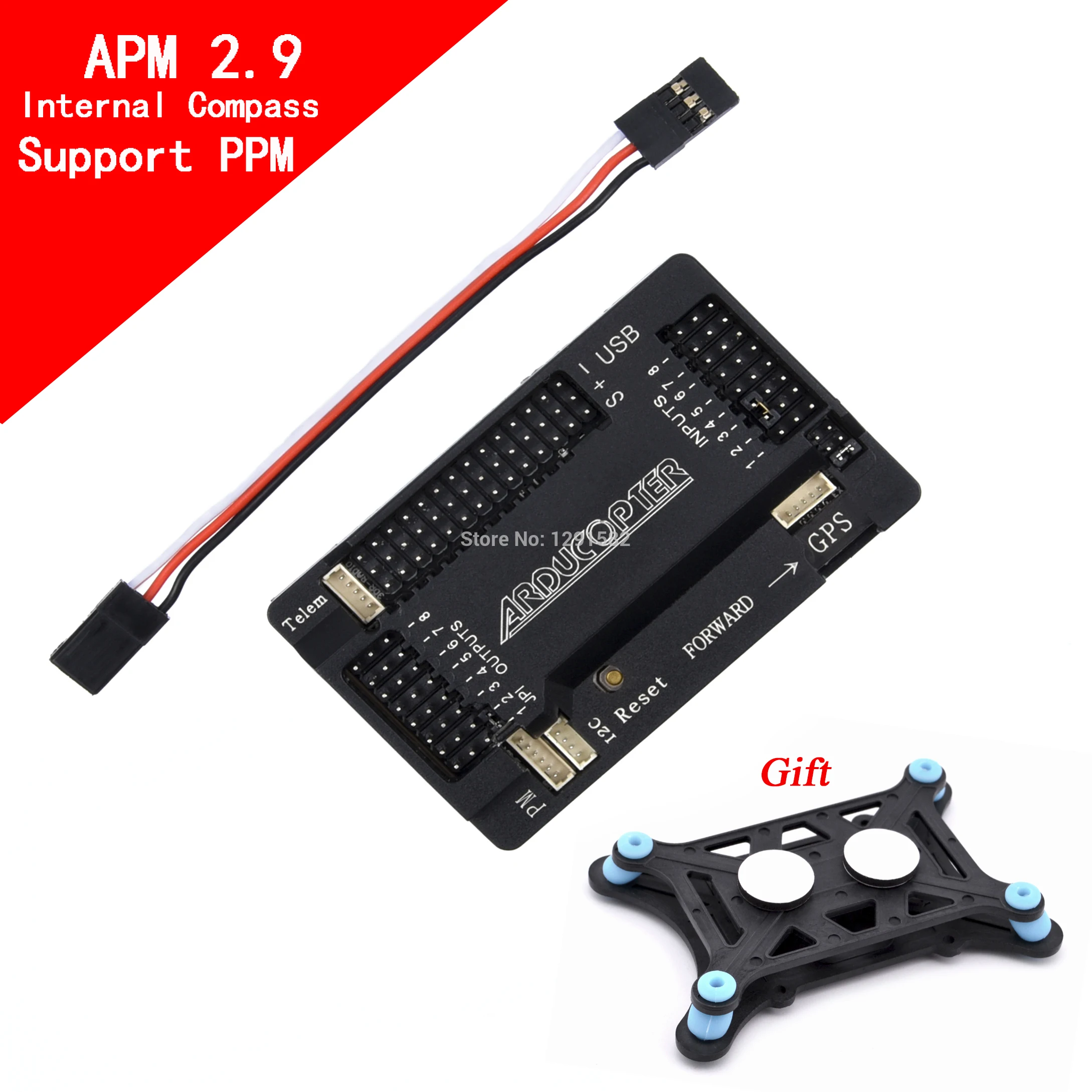 APM APM2.9 плата контроллера FIight внутренний компас поддержка PPM обновленная APM2.8 2 6 для