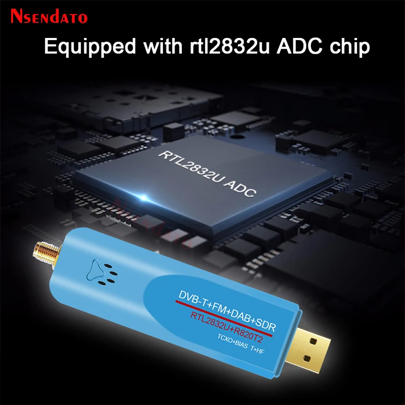 Цифровой USB2.0 DAB FM DVB T RTL SDR TCXO RTL2832U R820T2 ТВ приемник тюнер + радиоприемник с
