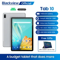 blackview tab 10 android 11 tablet 10 1 mtk8768 octa core 1920x1200 4gb ram 64gb rom 4g network 7480mah tablets pc dual wifi