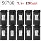 Обновленная батарея для DM107S SG700 S169 3,7 V 1200mAh Li-po батарея RC Quadcopter запасные части 3,7 v Дрон с перезаряжаемым аккумулятором