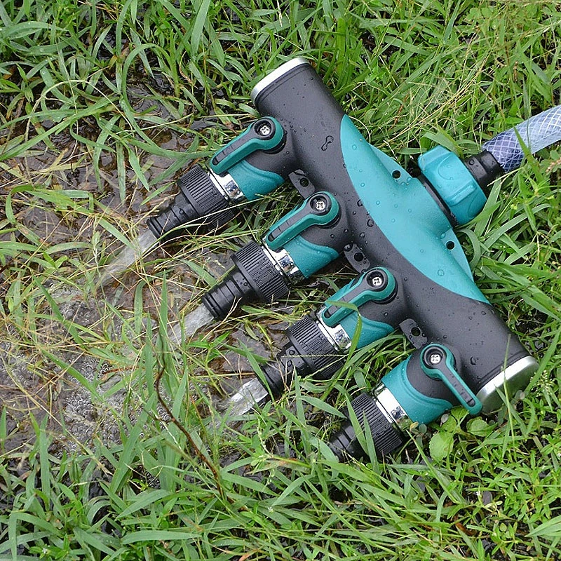 Четырехходовой водоотделитель клапан совместный контроллер газон оросительный