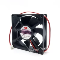 new for superred cha8024ebn k dc 24v 0 24a 2 wire server cooling fan 80x80x25mm