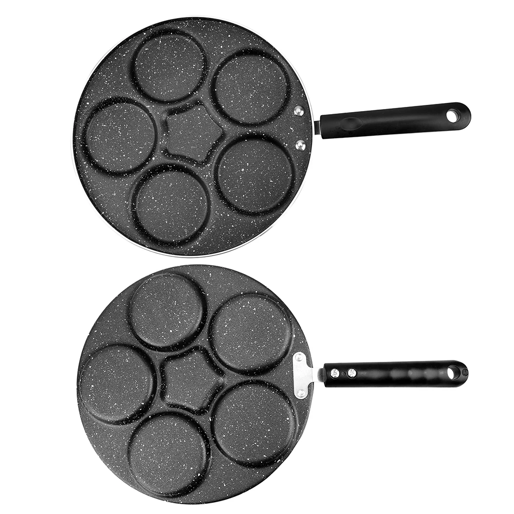 HOOMIN 4/5/7-hole Creative Frying Pot Breakfast Maker Thickened Omelet Pan Non-stick Egg Pancake Steak Cooking Ham Pans | Дом и сад