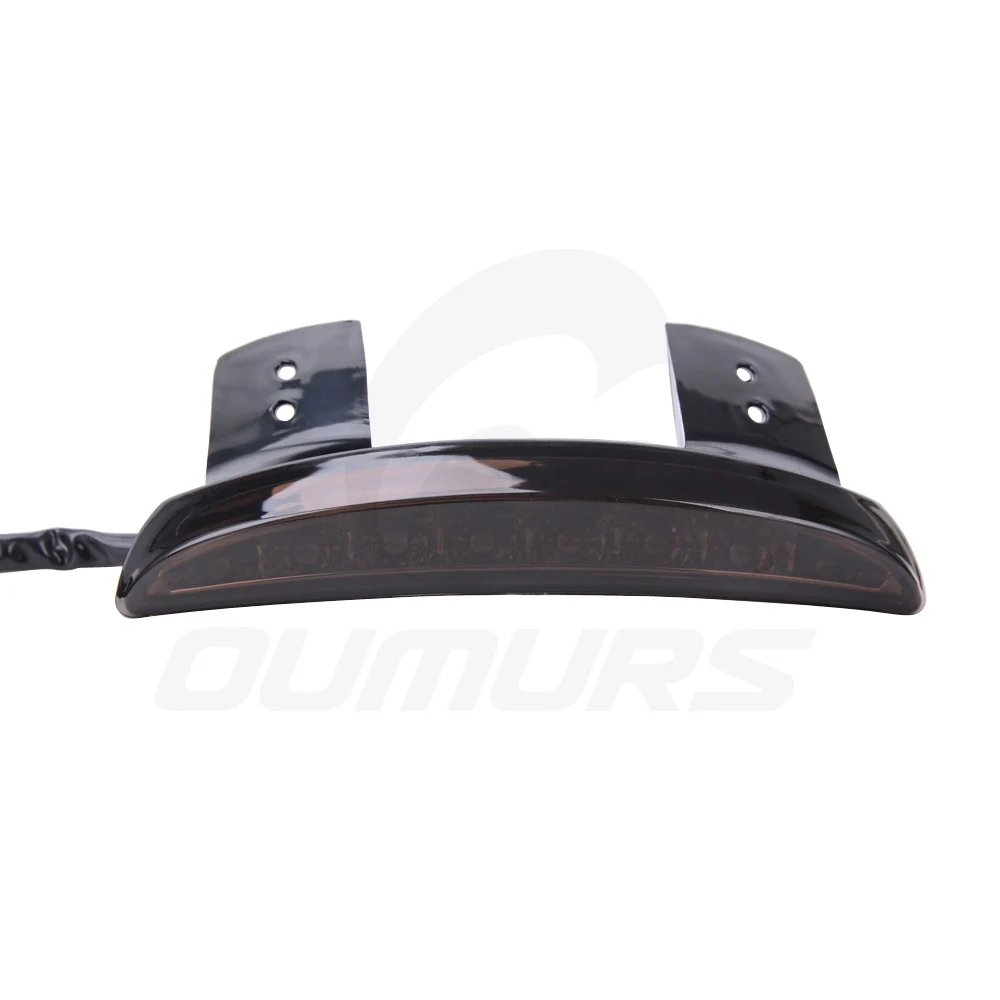 Светодиодный задний фонарь OUMURS для мотоцикла красный янтарный Рубленый край