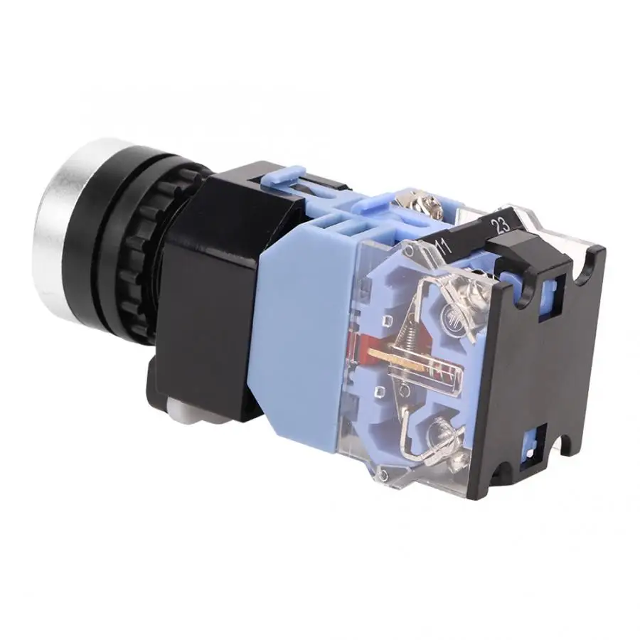 10 Pcs BEM38-11D Self-Reset Flat Head Button Switch 1 On Off 22mm High Quality | Обустройство дома