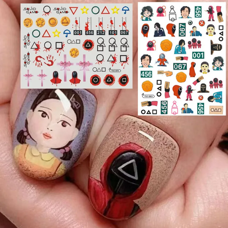 

TSC-73 ARTLINE serie movie film DESIGNS COOL 3d nail art stickers decal silder template diy nail tool decorations