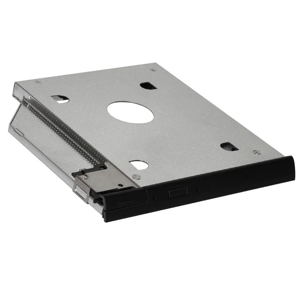 With ejector latch + matched faceplate / Bezel 2nd Hard Drive HDD SSD Caddy for Dell Latitude E6540 E6440 Precision M2800