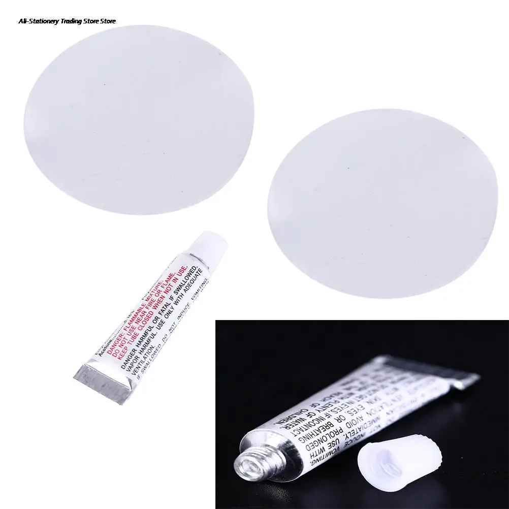 1Pcs+2 * PVC patch film Puncture Repair Patch Glue Kit Adhesive For Inflatable Toy Swimming Pools Float Air Bed Dinghies |