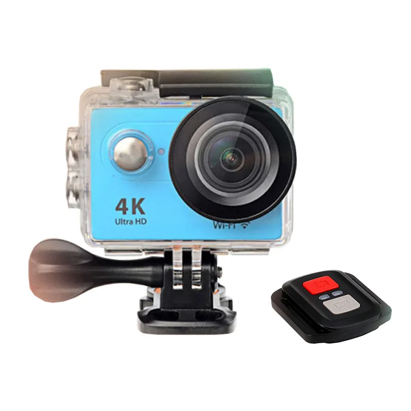 Продажа Спортивная Экшн-камера H9 Ultra HD 4K / 30fps 1080P Wi-Fi 2,0 дюйма 170D, Подводная Водонепроницаемая камера на шлем Vedio Go Pro Без HDMI