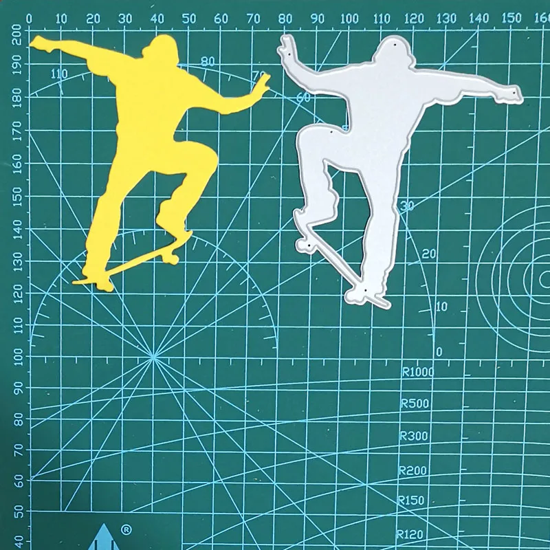 Металлические режущие штампы для скейтборда новинка 2021 трафареты мальчиков