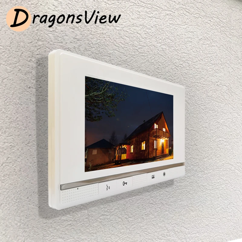 Домофон DragonsView 1000TVL камера для наружного дверного звонка 7-дюймовый проводной