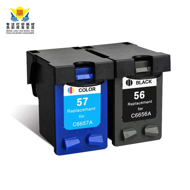 Восстановленный картридж для чернил JIANYINGCHEN замена HPs 56 57 Deskjet 450 450cbi 5150 5550 5650 5850w