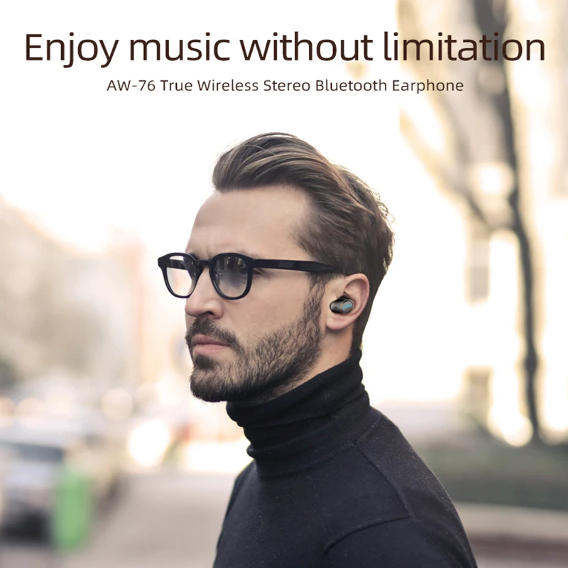 Наушники-вкладыши Hivi AW-76 AW76 TWS Bluetooth 5 0 спортивные наушники-вкладыши защита IPX от