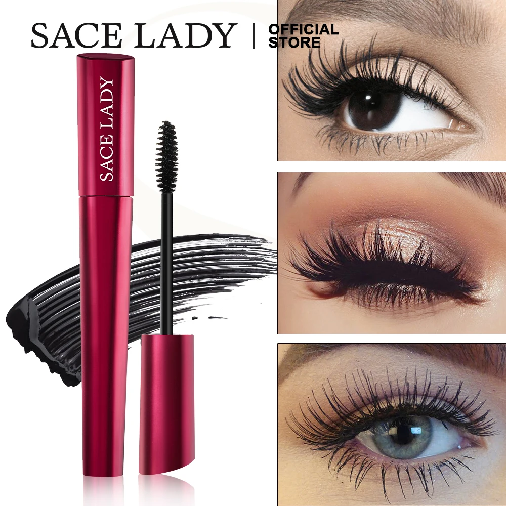 SACE LADY makeup 4D Тушь для ресниц водоСТОЙКАЯ Rimel тушь наращивания Черная Толстая