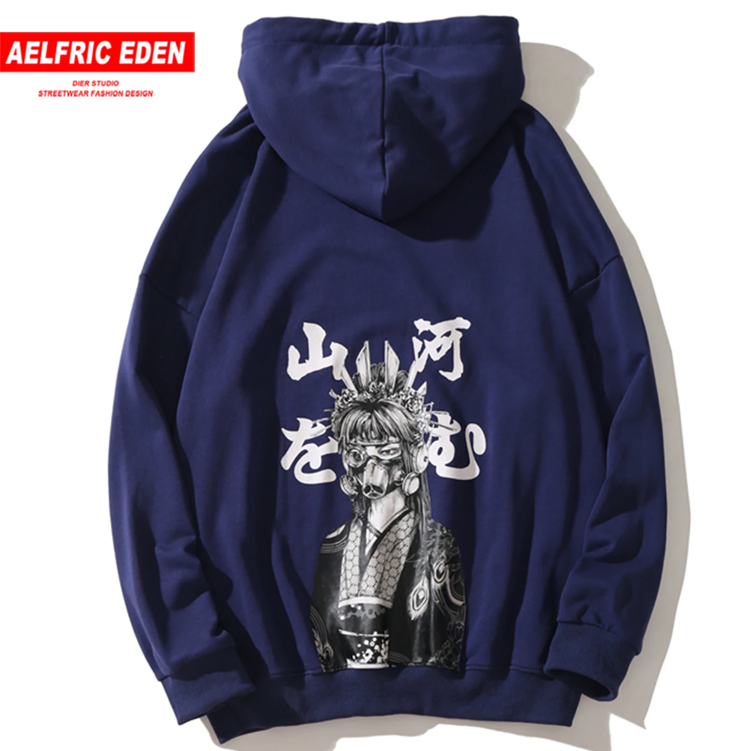 Aelfric Eden японский стиль аниме печати мужские толстовки с капюшоном Harajuku Модный