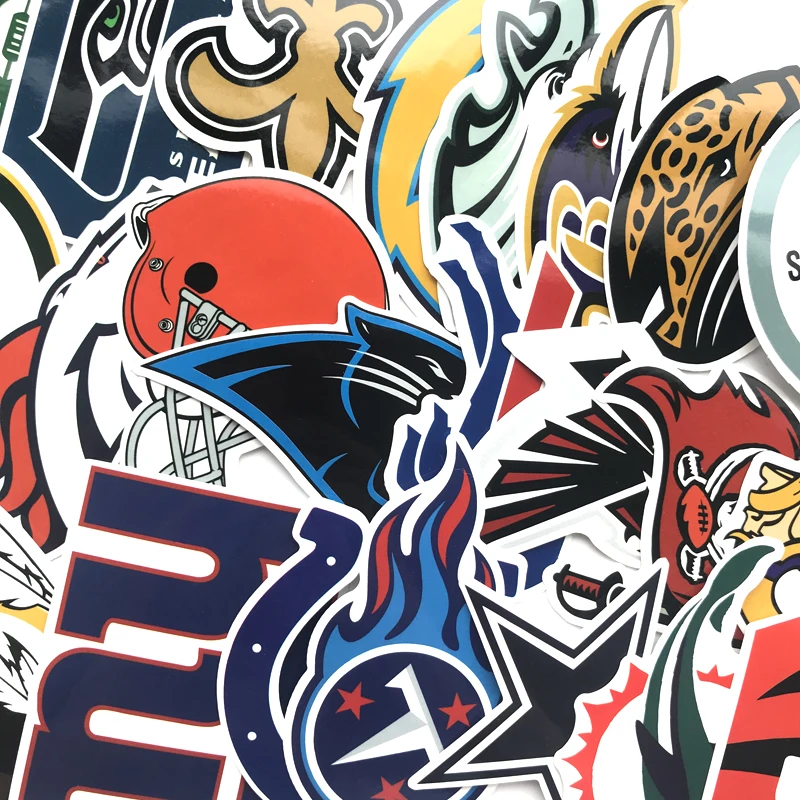 32 шт./лот Мультяшные футбольные наклейки для детей скейтборд багаж автомобиль