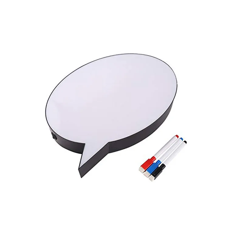 Креативное сообщение почерк письмо ночник коробка Речевая в форме пузыря