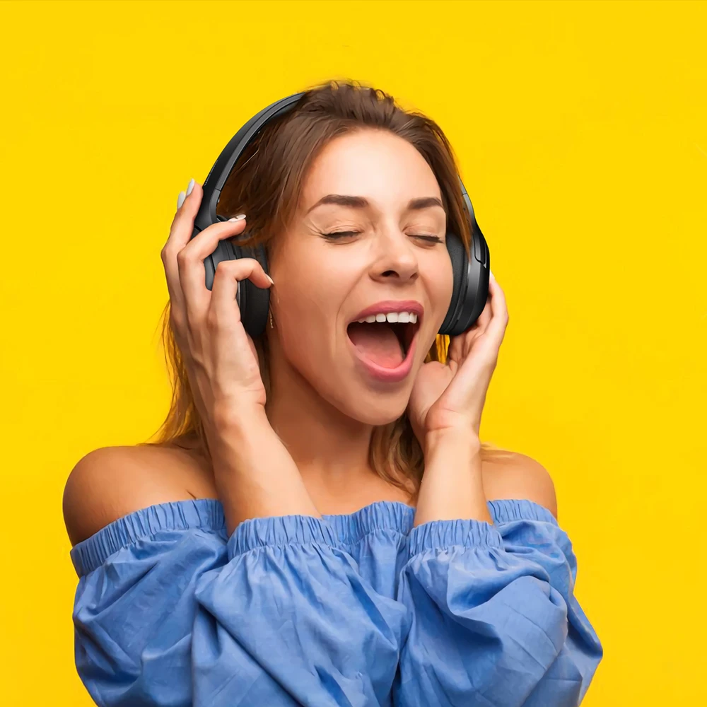 Накладные Bluetooth-наушники DACOM HF002 проводная/Беспроводная гарнитура со встроенным