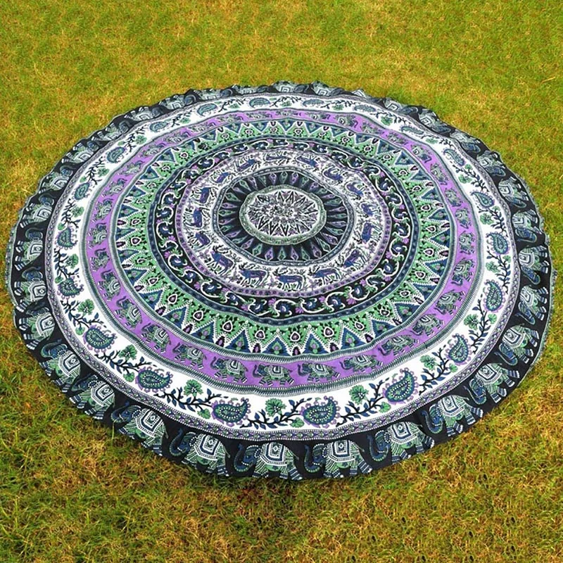 

Indian Mandala Tapestry Wall Hanging Beach Tablecloths Throw Rug Blanket Travel Mattress Bohemian Sleeping Pad Tapestries