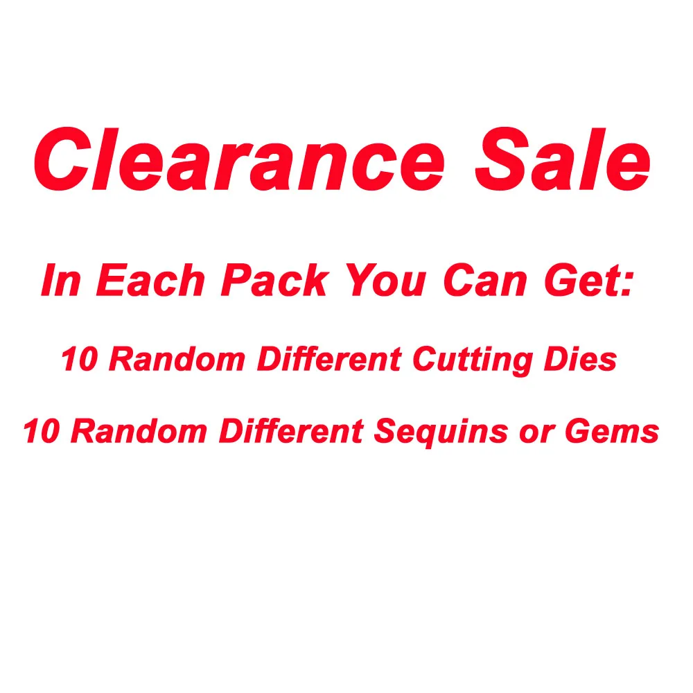 AlinaCutle Clearance Lucky Bag Metal Cutting Dies Sequins for DIY Scrapbooking/Photo Album Decorative Embossing Paper Cards