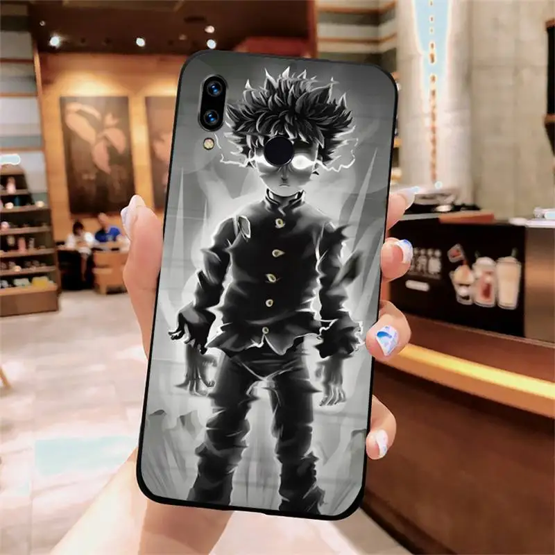 

Japan Anime Mob Psycho 100 Phone Case For Xiaomi Redmi note 7 8 9 t k30 max3 9 s 10 pro lite