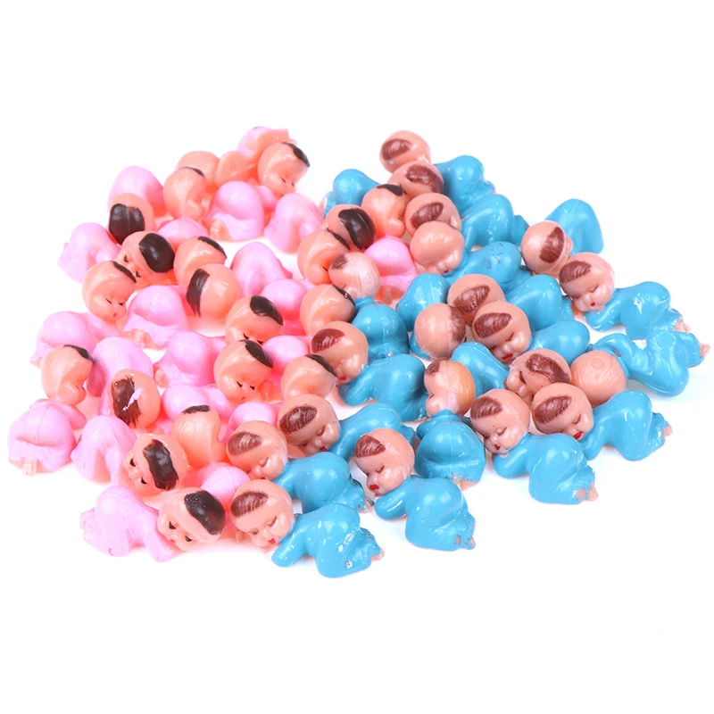 Новинка 20 шт. 1 дюйм мини-пластиковая Спящая кукла-Реборн Детская кукла милые дети