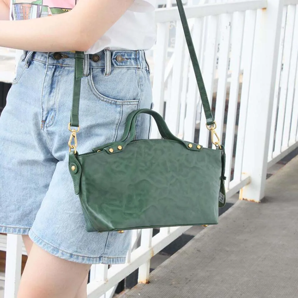 

Сумка женская из воловьей кожи, с длинным ремешком, 100%