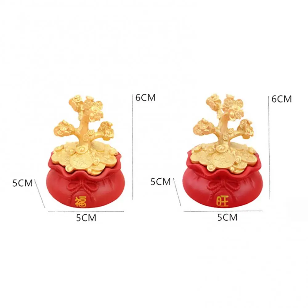 

50% Hot Sale Mini Money Tree Figurine Fortune Luck Car Display Mold Home Decor Birthday Gift Cake Decorating Supplies