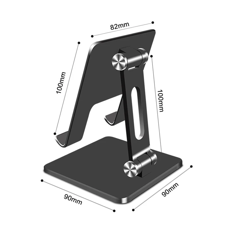 

New Portable Mobile Phone Holder Desktop Bracket Lazy Folding Aluminum Alloy Bracket For Iphone IPad Huawei Tablet Computer