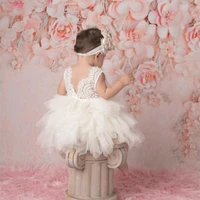 toddler girl baby clothing dresses baby 1 year birthday christening lace girls tulle dress kids infant party cake smash outfit