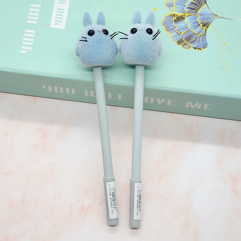 24 шт./партия мультфильм большой глаз Kawaii Тоторо гелевая ручка подпись Escolar Papelaria