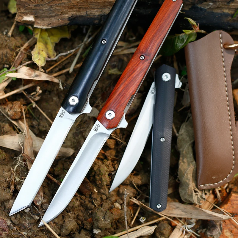 Высококачественный стальной складной нож M390 из сандалового дерева/рукоятка G10