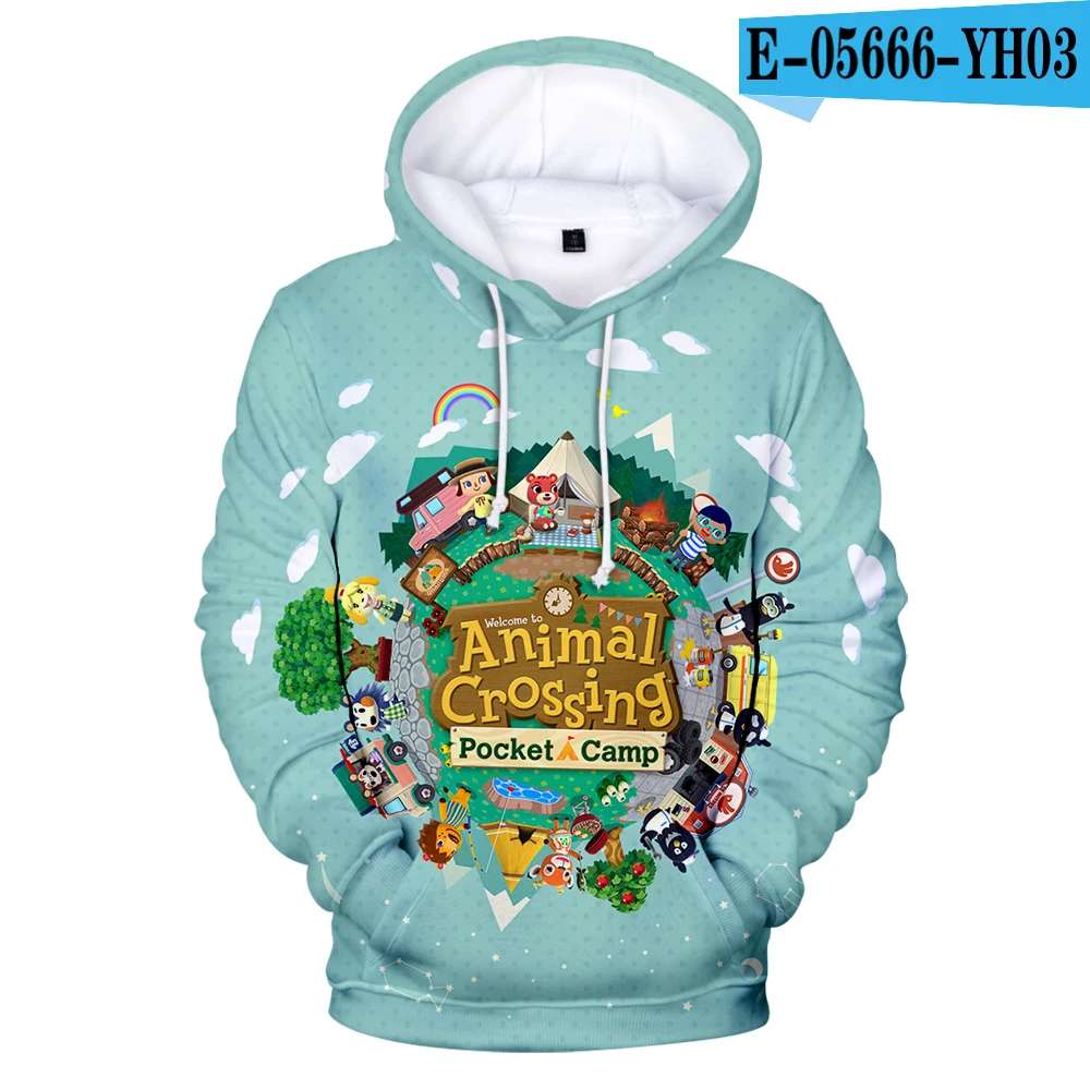

Hot Autumn 3D Kids Hooded Print Animal Crossing Hoodies Men Sweatshirts Women Fashion Boys Girls Hoodie Casual Pullovers