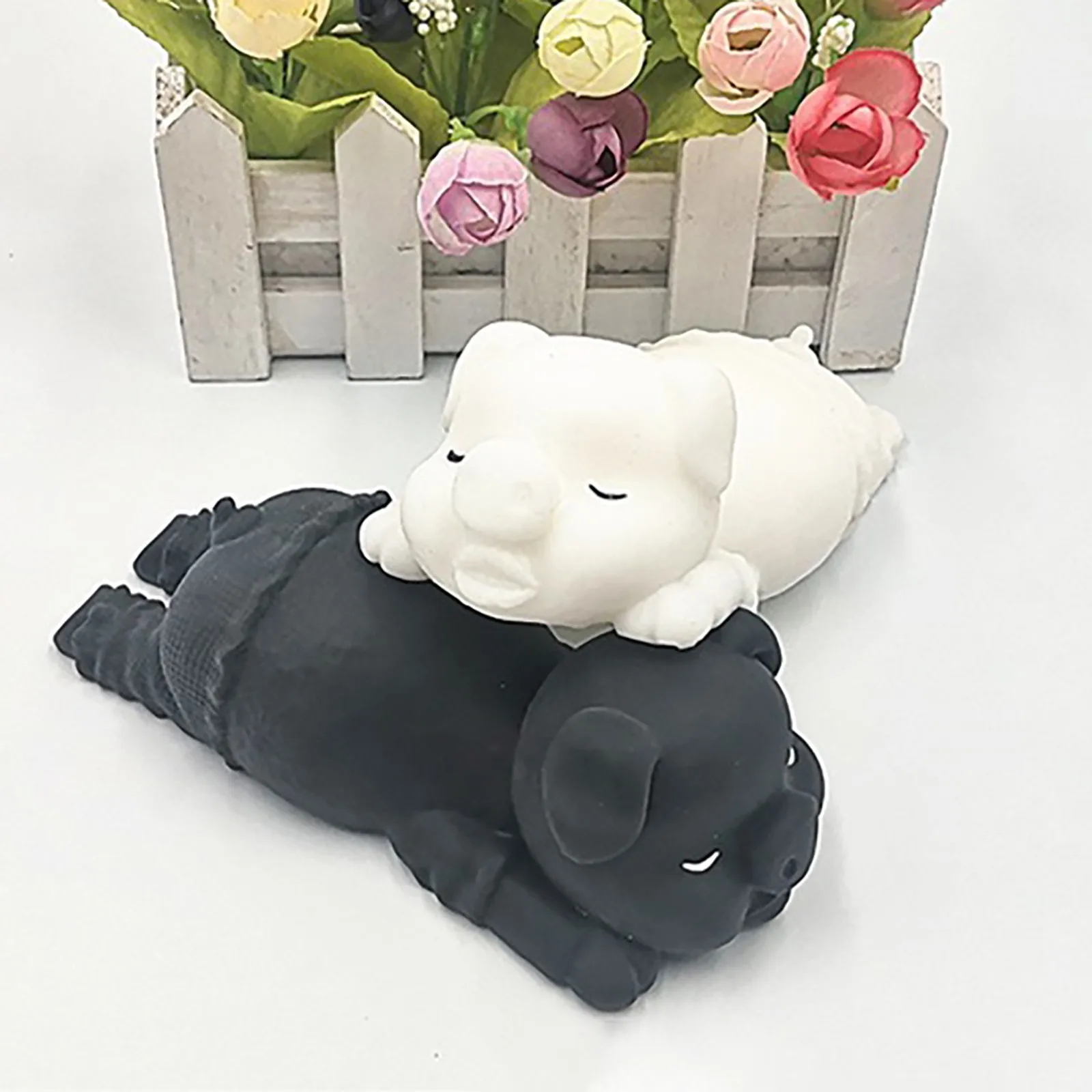 

Novelty Squishy Animal Antistress Toys Relieve Stress Soft Plastic Pig Creative Colorful Soft Novelty Holding Pressure Juguetes