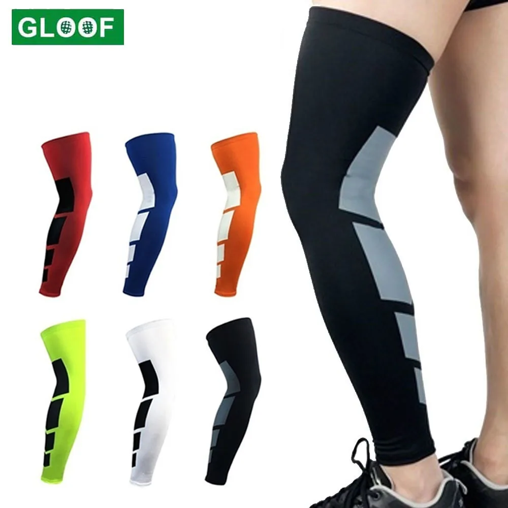 

Golfer Full Length Leg Compression Sleeve Basketball Knee Brace Protect Calf & Shin Splint Support for Pain Relief &Recovery