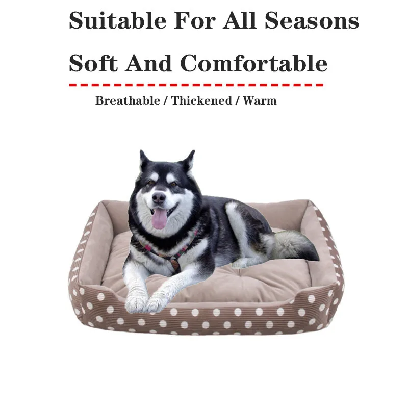 

Лежанка для собак, для больших собак, средних и маленьких собак, Всесезонная, с вельветовым утолщением, новинка, гнездо для кошек