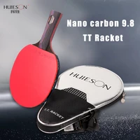 huieson nano carbon 9 8 table tennis racket training ping pong bat for fast attack